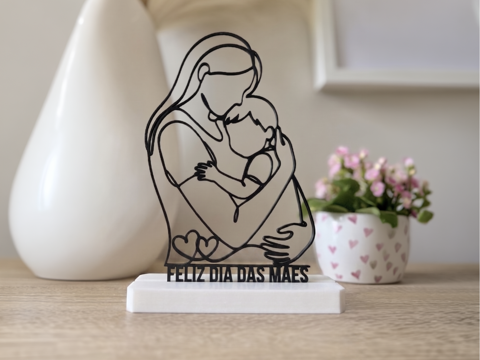 Decoração de Mesa / Mãe e Filho